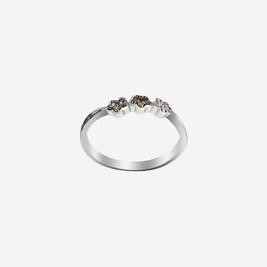 Orchid Bloom Ring with Lab Grown Diamond